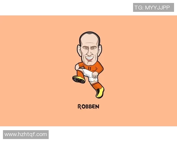 足球明星卡通形象持球瞬间展现运动魅力与激情